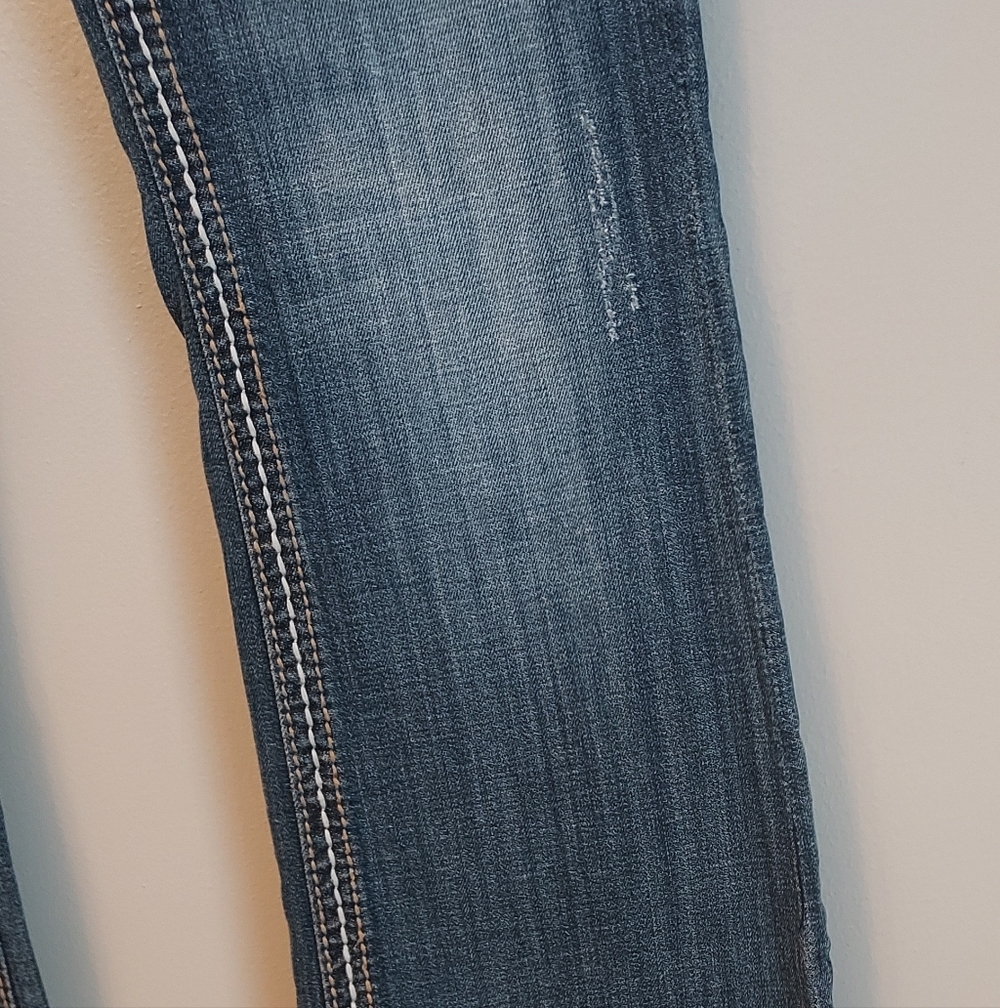 Rock & Revival Modelo Bootcut Boot Blue Denim Jeans Size 28 Tricia Wash - Picture 10 of 16